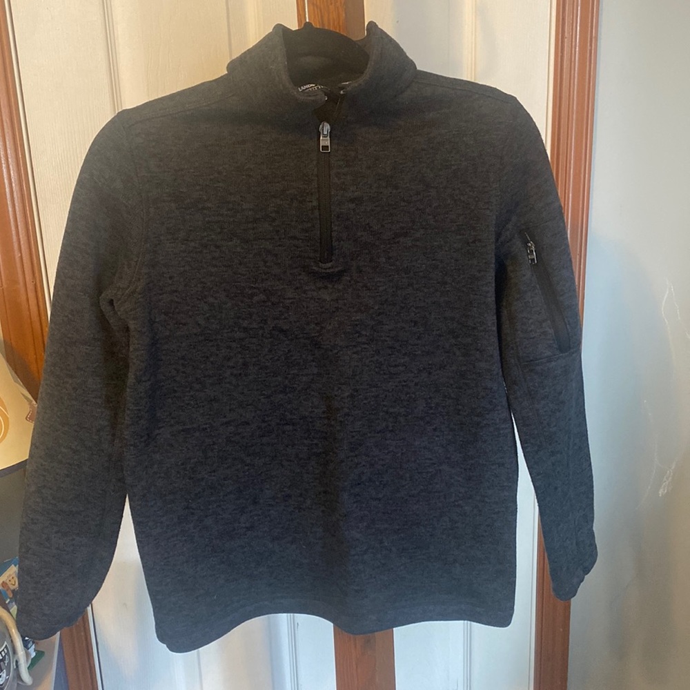 Lands end outfitters 1/4 zip up 100% polyester size:xs